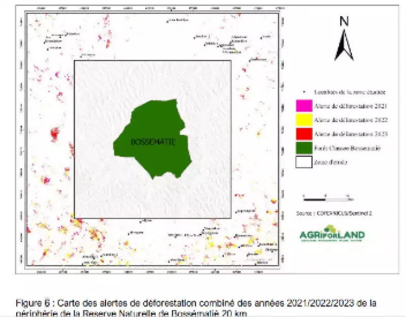 CARTOGRAPHIE DE L'OCCUPATION DU SOL À BOSSÉMATIÉ